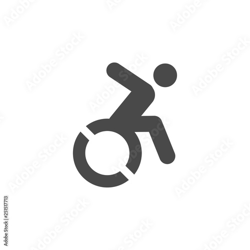 Disabled icon design template vector isolated