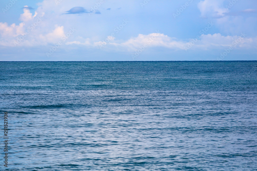 Expanse of water on the sea as an abstract background