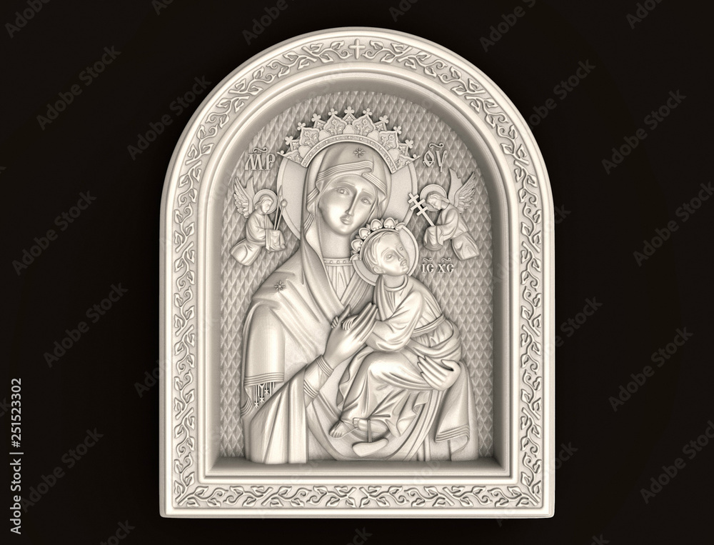 Fototapeta premium virgin mary and jesus
