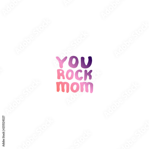 Mothers Day Hand Lettering Phrase
