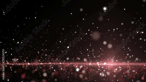 Abstract background rose gold glitter animation. 4K glittering texture particles. 