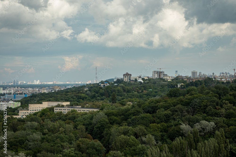 City panorama view Kiyv, Ukraine