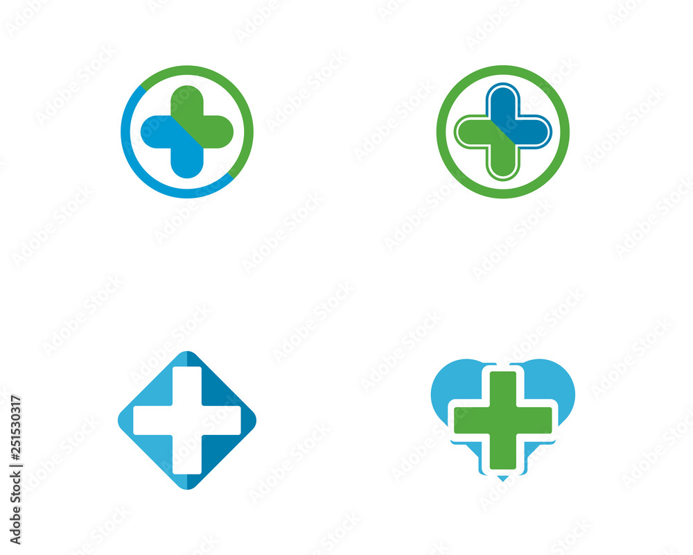 Health Medical Logo template vector illustration design Health Medical Logo template vector illustration design