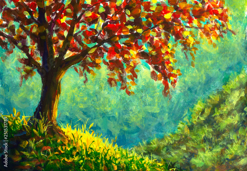 Original oil painting on ca...