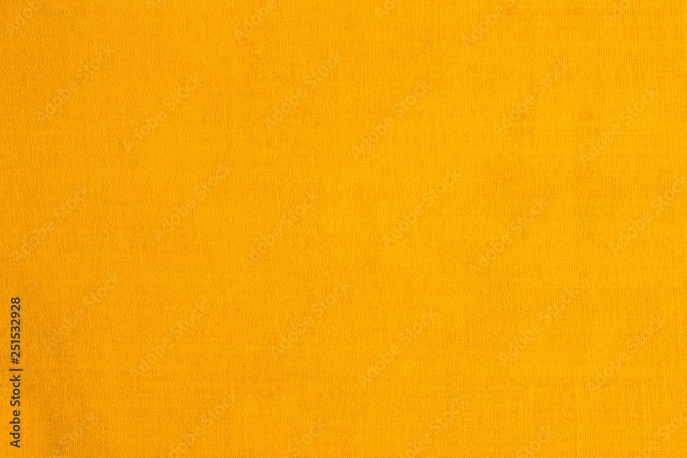 Obraz premium Texture of Fabric, Canvas Yellow Color. Textile Texture Background.