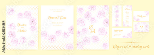 Wedding Invitation Floral Collection.