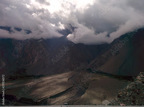panoramic view of the mountains