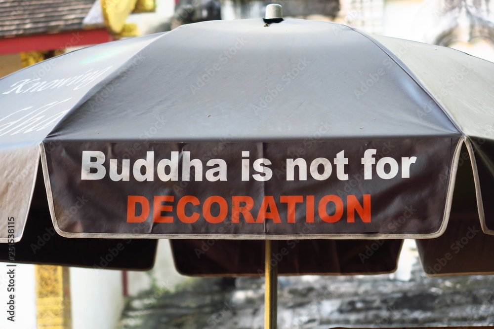 Obraz premium Buddha is not for decoration