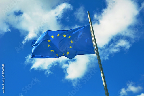 european, flag, europe, union, blue, sky, eu, wind, euro, brussels, commission, symbol, star, community, flags, crisis, culture, circle, national, stars, politics, floating