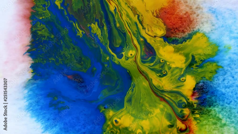 Abstract Colorful Paint Ink Liquid Explode Diffusion Psychedelic Blast Movement Abstract Colorful Paint Ink Liquid Explode Diffusion Psychedelic Blast Movement