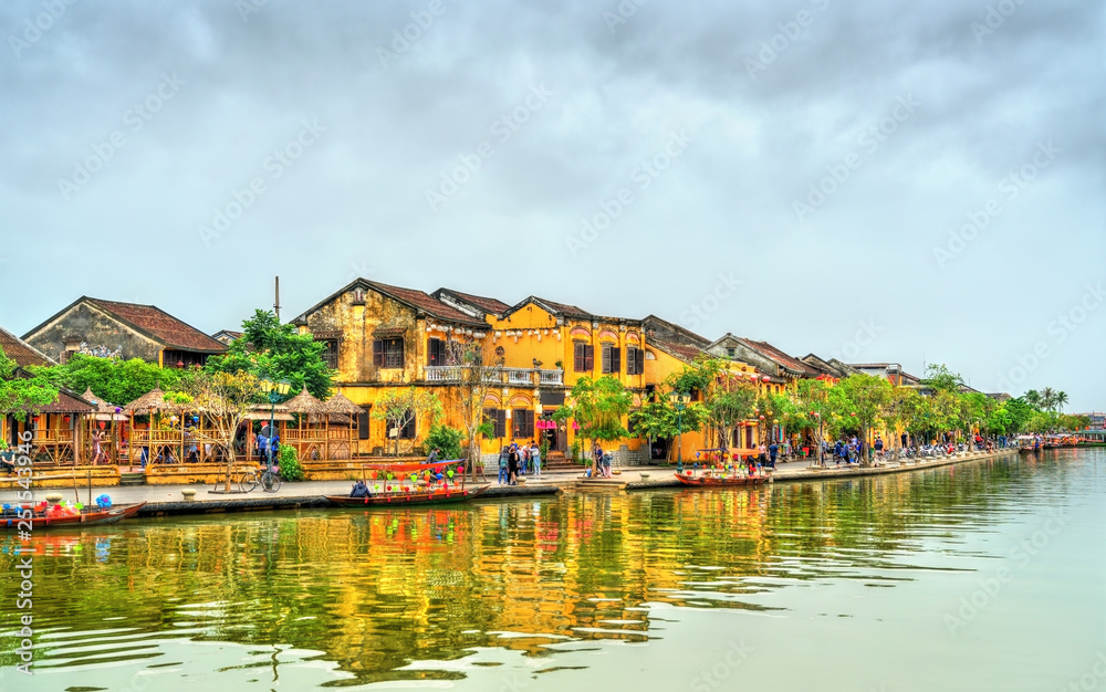 Old Quarter of Hoi An town in Vietnam