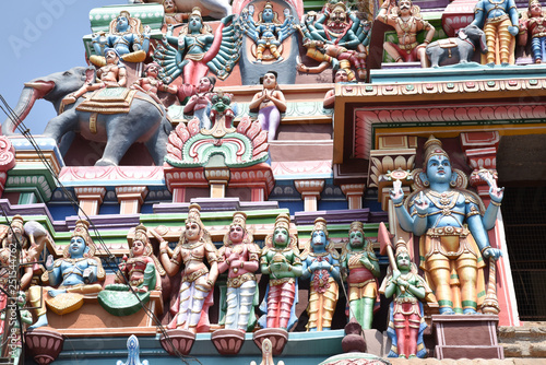 Temple hindou du Tamil Nadu, Inde du Sud