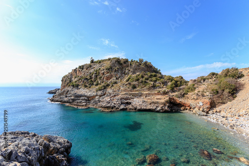 Secluded Mediterranean bay