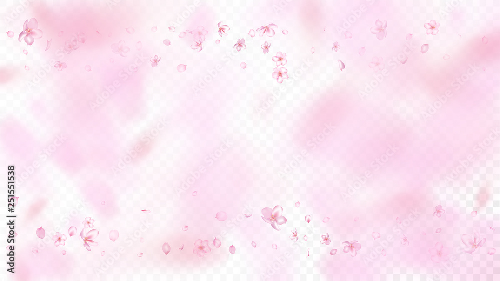 Nice Sakura Blossom Isolated Vector. Feminine Showering 3d Petals Wedding Paper. Japanese Oriental Flowers Illustration. Valentine, Mother's Day Pastel Nice Sakura Blossom Isolated on White Nice Sakura Blossom Isolated Vector. Feminine Showering 3d Petals Wedding Paper. Japanese Oriental Flowers Illustration. Valentine, Mother's Day Pastel Nice Sakura Blossom Isolated on White