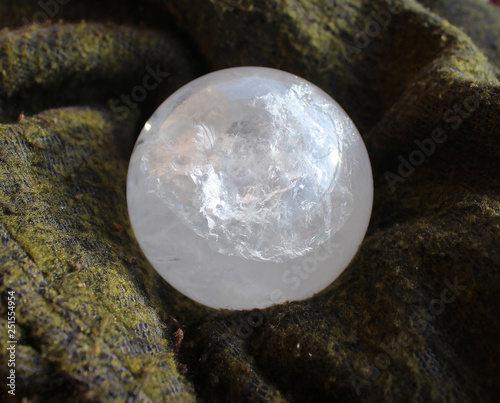Crystal quartz ball