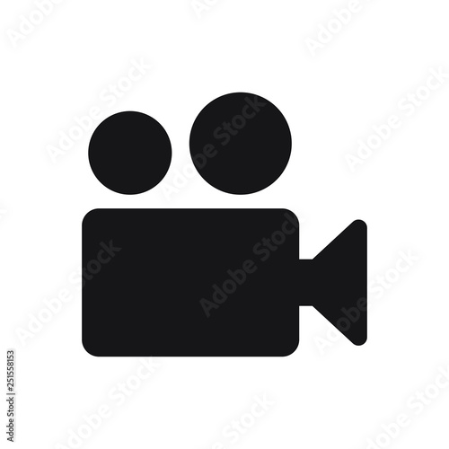 Video camera icon vector