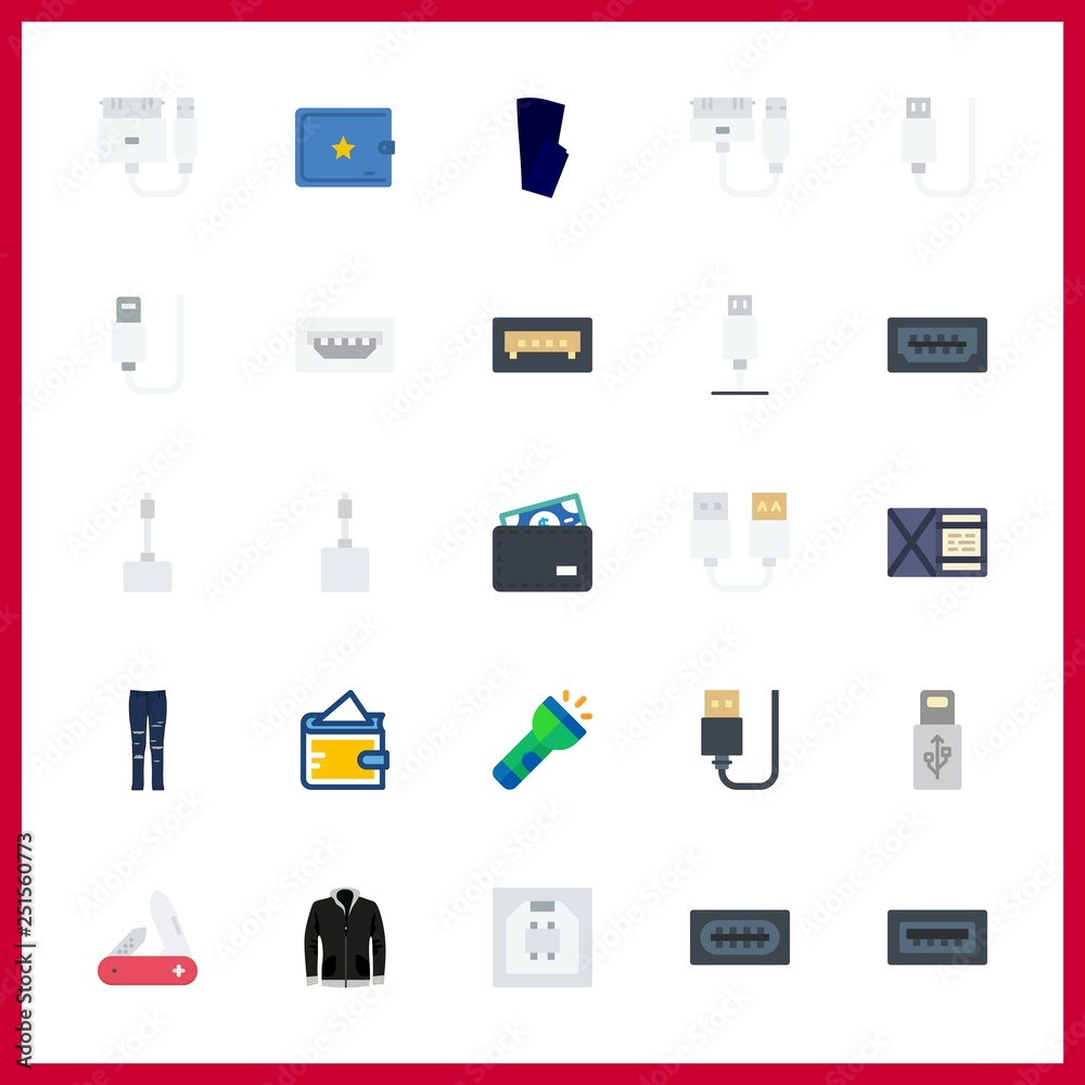 25 pocket icon. Vector illustration pocket set. wallet and blue jeans icons for pocket works