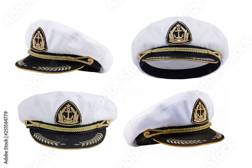 Marine cap in different angles