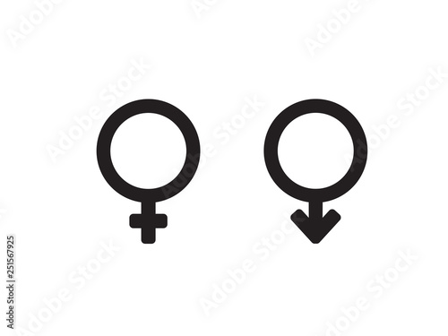 Gender icon vector