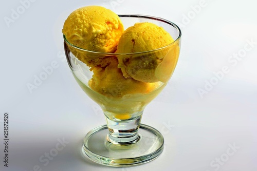Εκτύπωση καμβά Copa de bolas de helado de limon