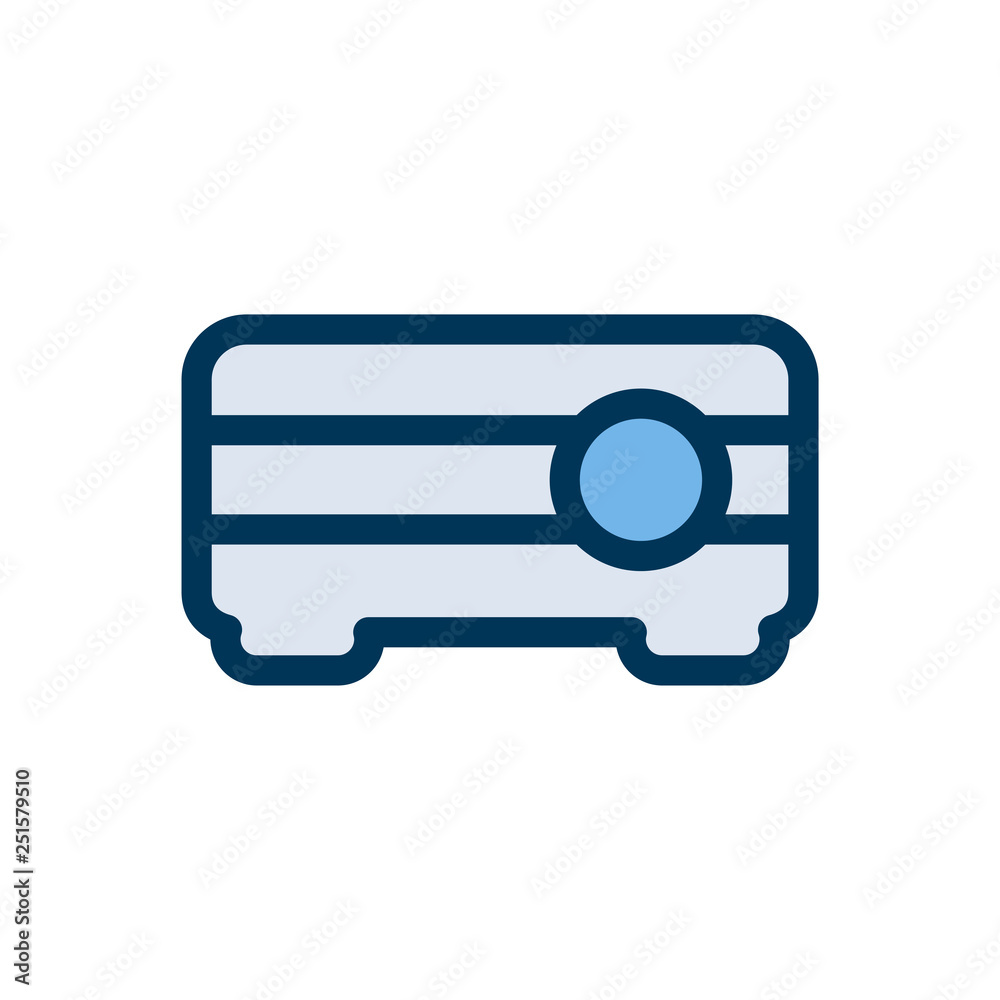 Projector Line Icon Projector Line Icon