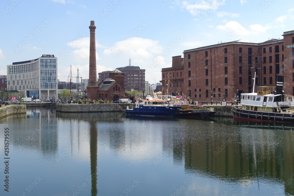 Liverpool Albert Dock - Merseyside, England, UK