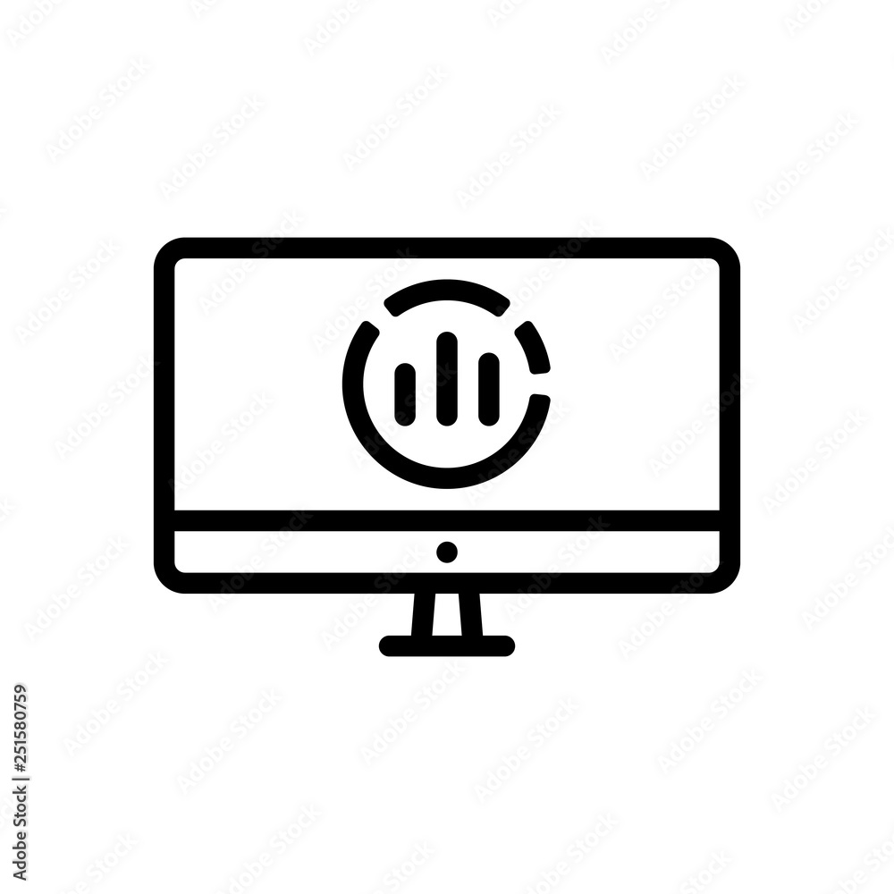 marketing analysis icon, outline black style marketing analysis icon, outline black style