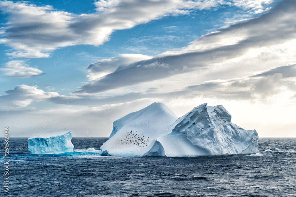 Iceberg in Antarctica sea