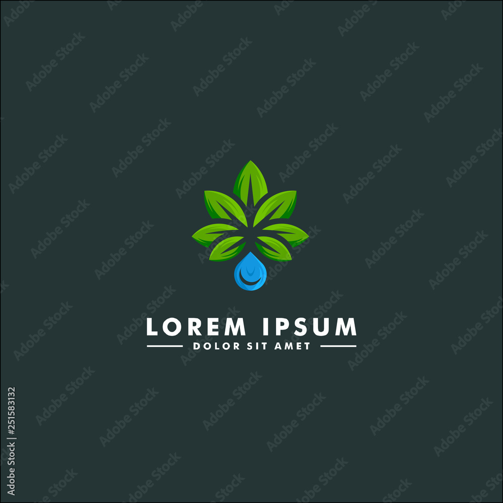 Cannabis logo template, Abstract marijuana design vector illustrator Cannabis logo template, Abstract marijuana design vector illustrator