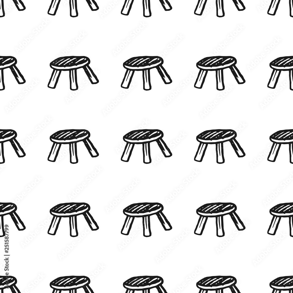 chair seamless pattern isolated on white background chair seamless pattern isolated on white background