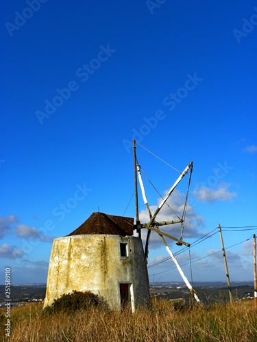 old windmill in portugal