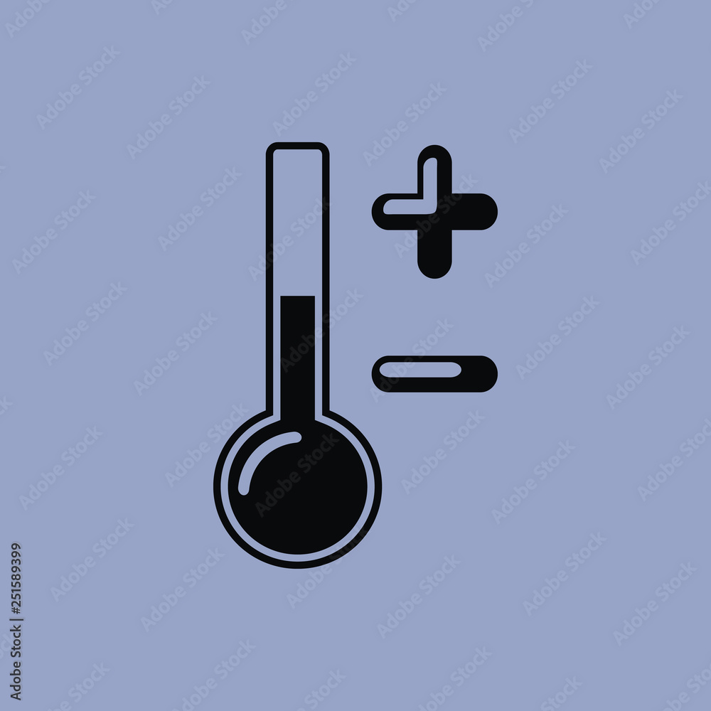 Thermometer icon isolated sign symbol and flat style for app, web and digital design. Vector illustration. Thermometer icon isolated sign symbol and flat style for app, web and digital design. Vector illustration.