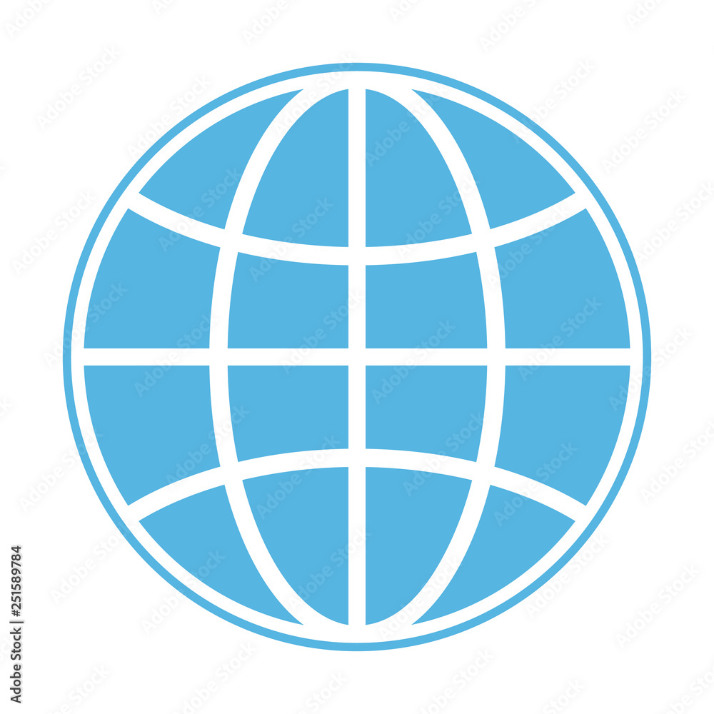 World wide web icon isoluted on the white background World wide web icon isoluted on the white background