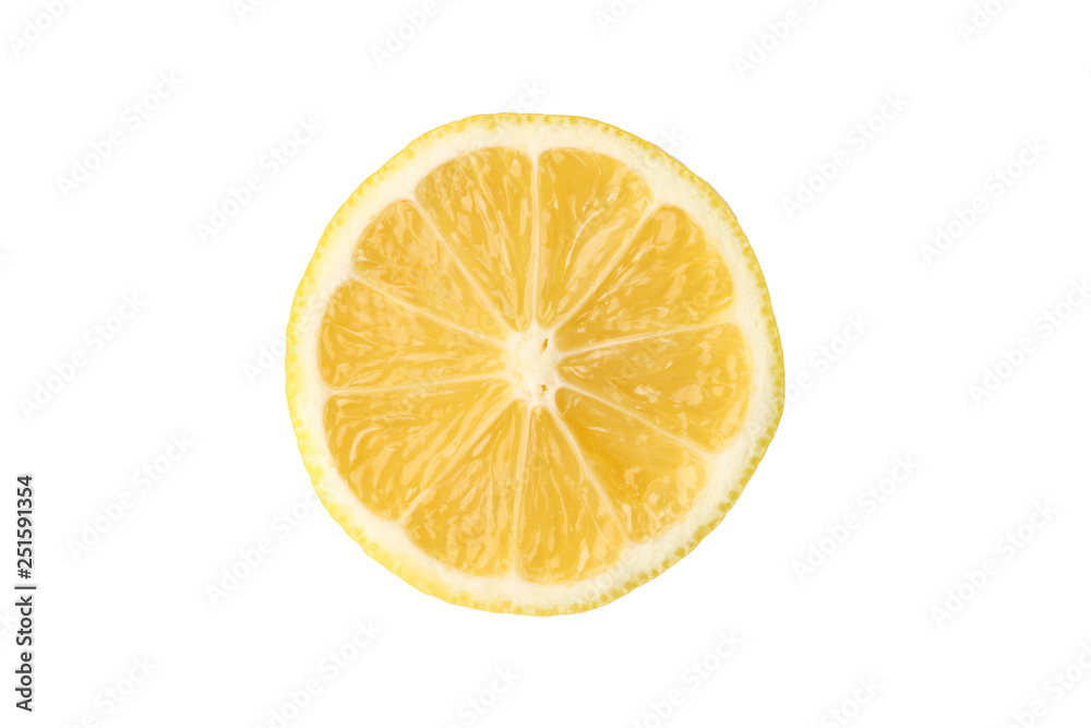 lemon slice isolated top view . lemon texture lemon slice isolated top view . lemon texture