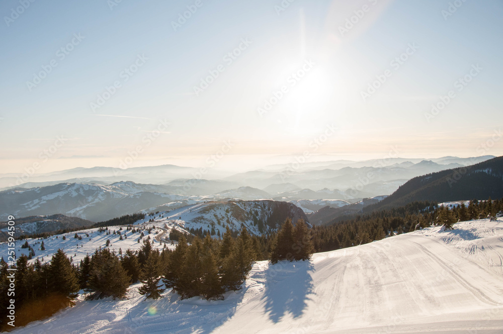 Mountains landscape