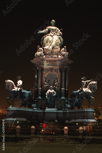 museum at maria theresien platz, vienna, austria photo