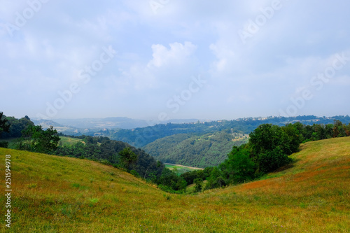 Panorama from the top of Hills. Wallpaper, landscape, panorama, screensaver.