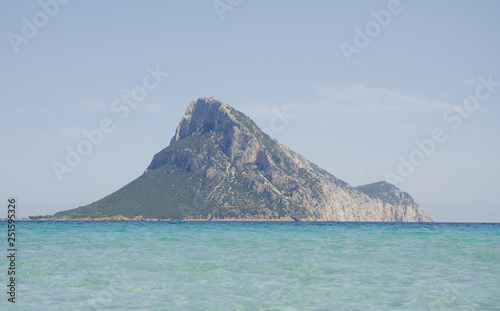 Sea landscape in Sardinia, Tavolara Island, Italy © Marcin