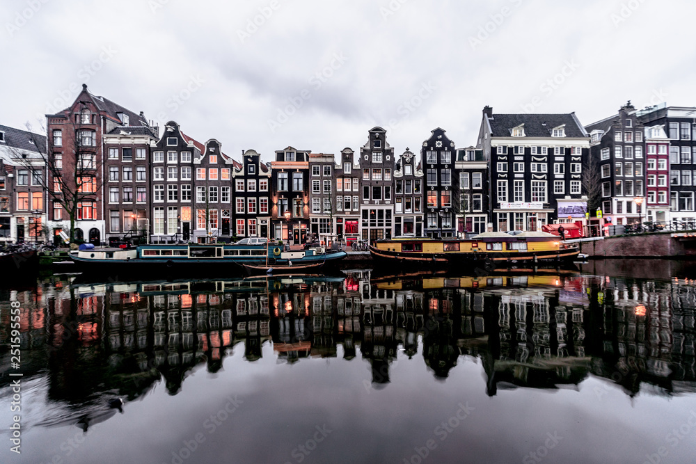 The houses of Amsterdam