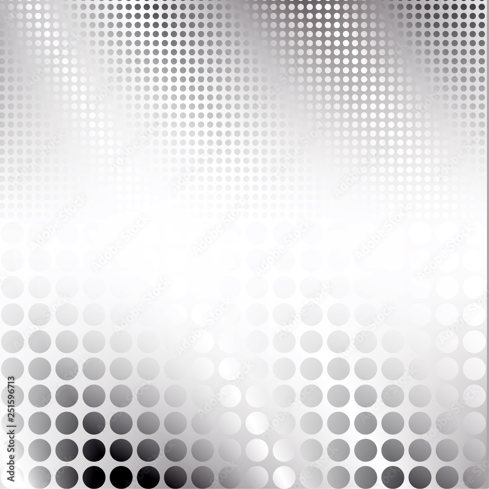 The stylized metal surface of gray dots The stylized metal surface of gray dots