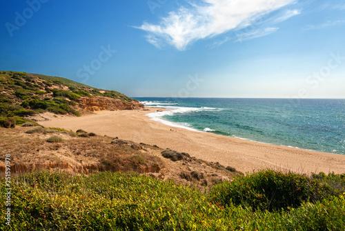 Sardegna  spiaggia e costa di Arbus  Italia