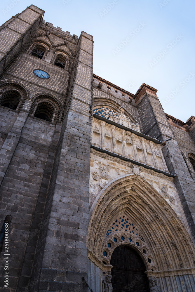 Cathedral of Avila, Romanesque and Gothic church, Avila, Castilla y Leon, Spain