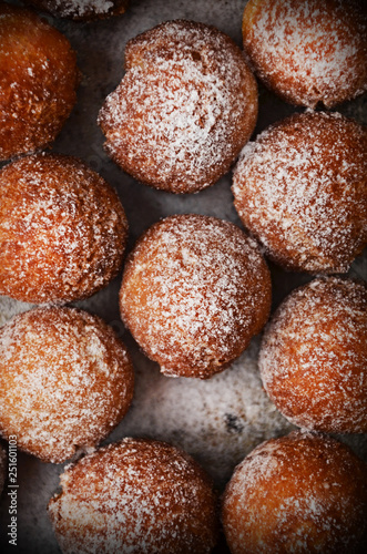 Polish donuts with icing sugar © radosnasosna