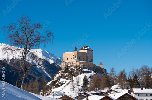 Tarasp castle. Switzerland