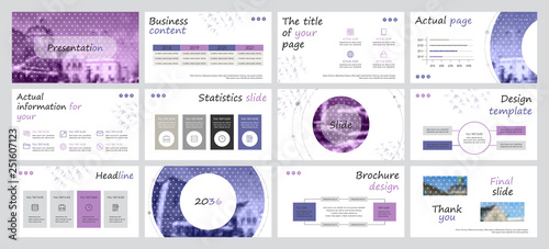 This template is the best as a business presentation, used in marketing and advertising, flyer and banner, the annual report. Elements on a dark grey background