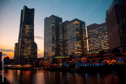 Yokohama Minato Mirai Sunset