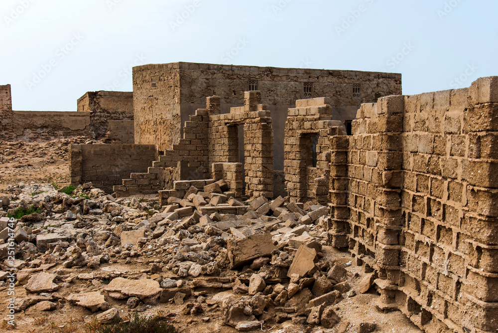 Al Jazirah al Hamra heritage old village ruins