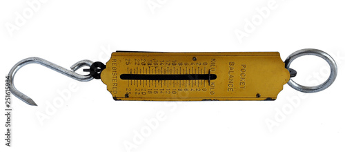 Retro pocket spring balance