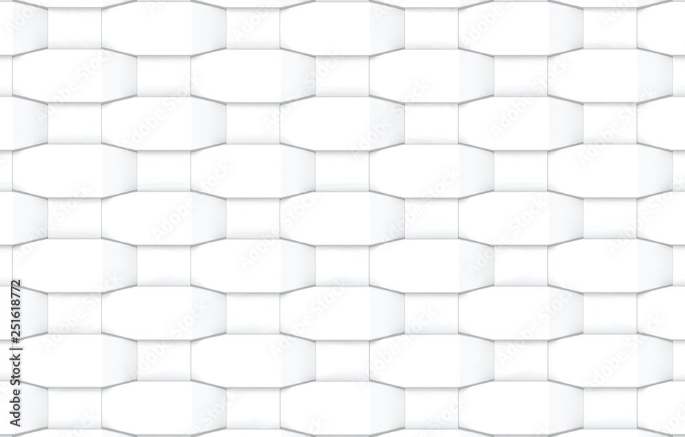 3d rendering. Abstract modern white weaving square shape pattern wall background. 3d rendering. Abstract modern white weaving square shape pattern wall background.