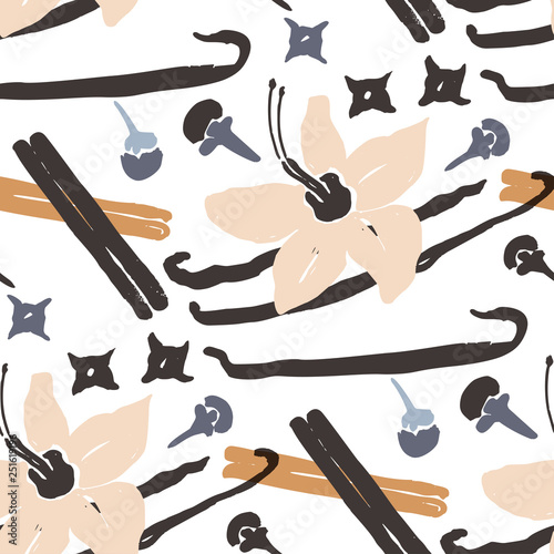 Abstract natural seamless pattern.
